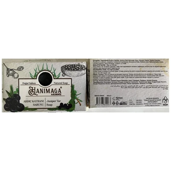 HANIMAGA Doğal Ardıç Katranı Sabunu 100 Gr ürün görseli 1