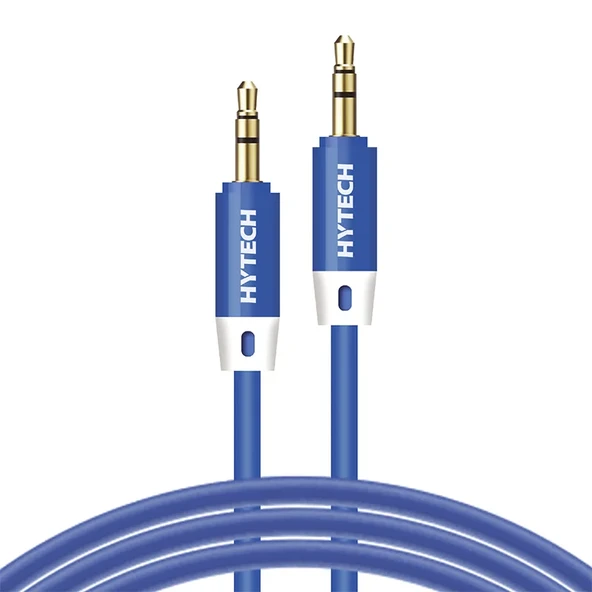 Hytech Hyx70 1M 3.5Mm Stereo Ses Kablosu,Mavi ürün görseli 1