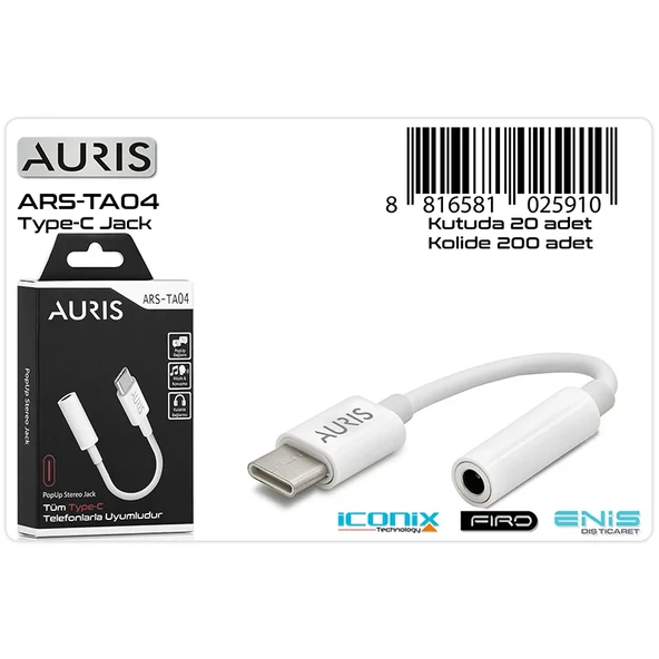 Austin TA04 Type-C Jack Çevirici Kablo ürün görseli 1