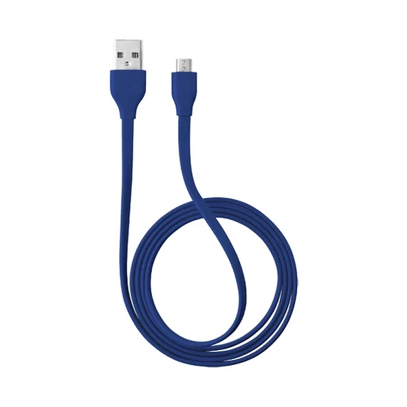 Trust 20136 Urban Flat Micro Usb 1M Kablo,Mavi - Resim 2
