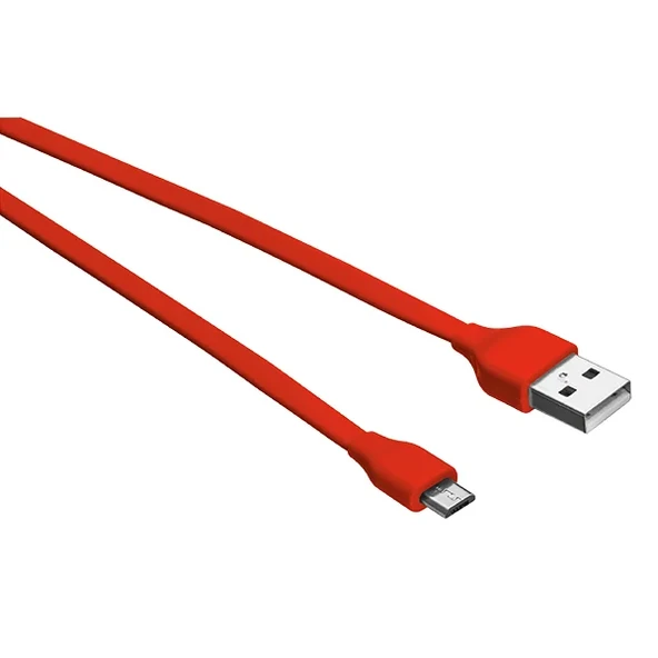 Trust 20137 Urban Flat Micro Usb 1M Kablo,Kırmızı ürün görseli 1