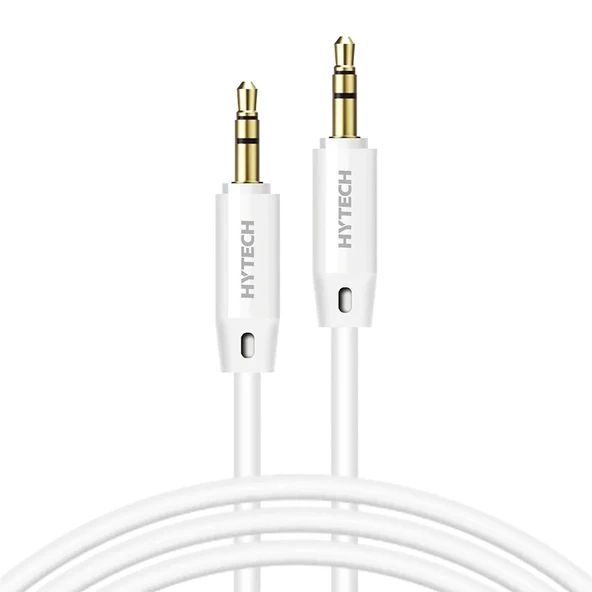 Hytech Hyx70 1M 3.5Mm Stereo Ses Kablosu,Beyaz ürün görseli 1