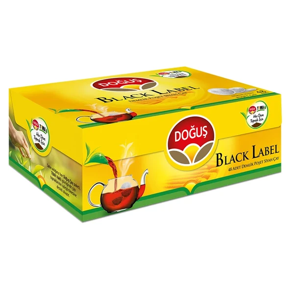 Doğuş Black Label 48'li Demlik Poşet Çay ürün görseli 1