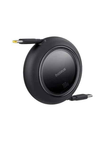 Baseus Free2Pull Mini – USB to Type-C 100W PD 2.0 Hızlı Şarj Kablosu – Siyah ürün görseli 1