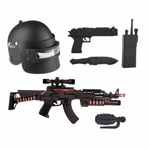Erdem Sesli ve Işıklı CS GO Askeri Oyun Seti ER-120M ürün görseli 1