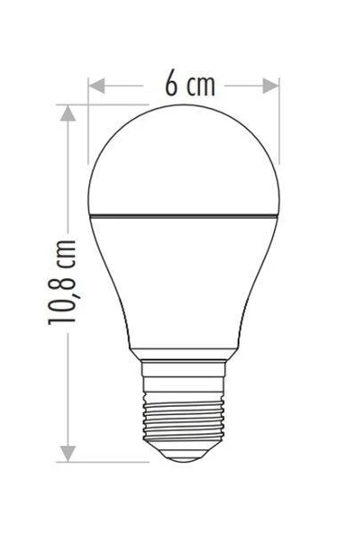 CT-4177 LED ampul 6400K 10 ADET - Resim 2