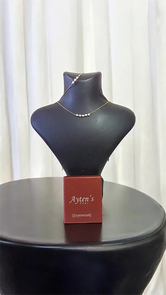 Doğal Ay Taşı Kolye Bileklik Set ürün görseli 1