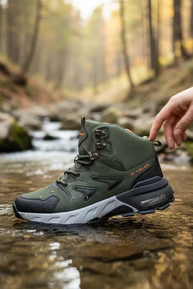 Enoch Erkek Waterproof Su Geçirmez Hava Tabanlı Outdoor Trekking ve Doğa Botu ürün görseli 1