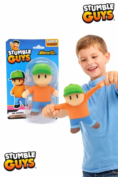 Mr. Stumble I Stumble Guys MonsterFlex Seri 2 12 cm Esnek Figür | Lisanslı Oyuncak ürün görseli 1