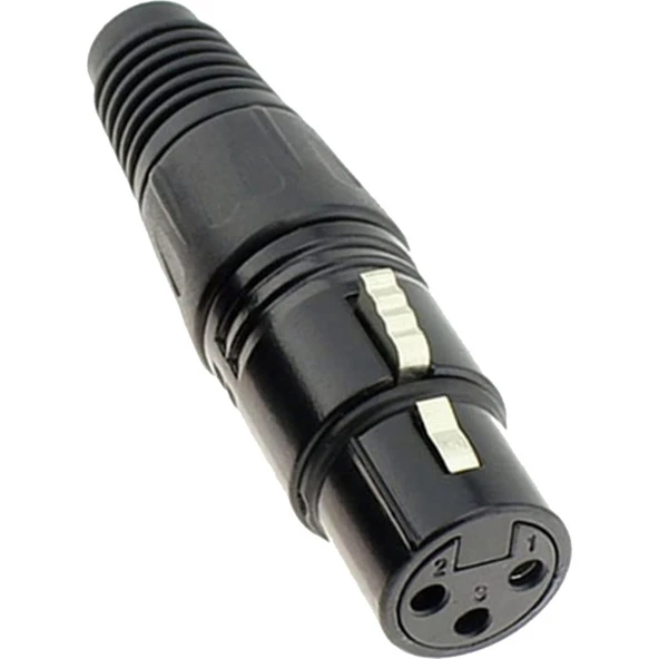 Sline YLA003 Canon Dişi 3 Pinli XLR Siyah Konnektör ürün görseli 1