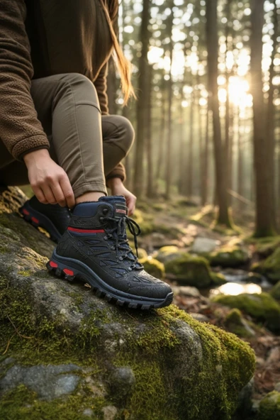 Enoch Erkek Su Geçirmez Kürklü Waterproof Outdoor Trekking ve Dağcı Botu ürün görseli 1