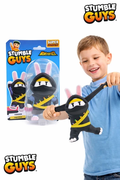 Furiken I Stumble Guys MonsterFlex Seri 2 12 cm Esnek Figür | Lisanslı Oyuncak ürün görseli 1