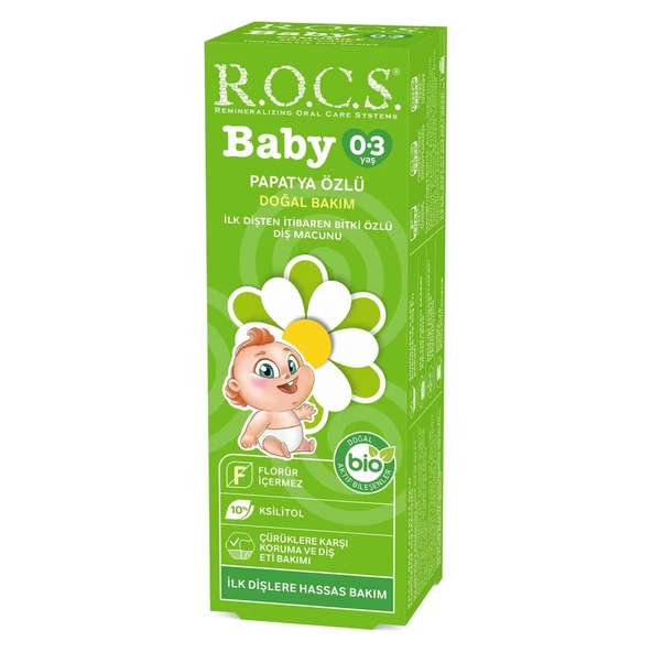 .Baby Diş Macunu 0-3 Yaş 35 ml Papatya ürün görseli 1