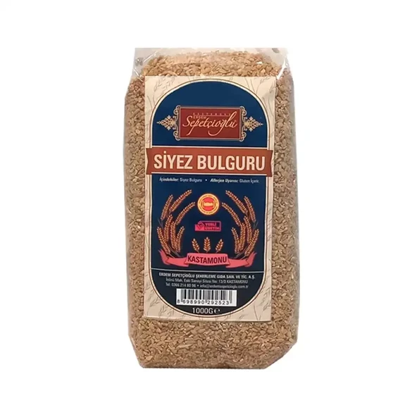Sepetçioğlu Kastamonu Siyez Bulguru 1 Kg ürün görseli 1