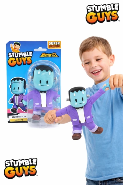 Stumblestein I Stumble Guys MonsterFlex Seri 2 12 cm Esnek Figür | Lisanslı Oyuncak ürün görseli 1