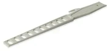 Dekor Rulo 1391 Boya Karıştıcı Plastik Çubuk (Delikli) 33 Cm ürün görseli 1