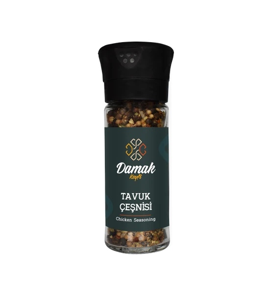 DAMAK KEYFİ TAVUK ÇEŞNİSİ DEĞİRMEN TİPİ CAM 50GR ürün görseli 1