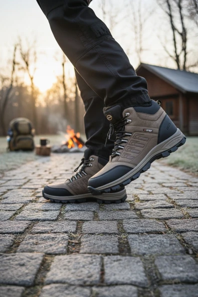 Enoch Erkek Özel Numara Su Geçirmez Outdoor Trekking ve Doğa Yürüyüş Botu ürün görseli 1