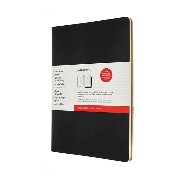 Moleskine Cahier Journals Subject Defter 21x29.7 Black/Kraft Brown ürün görseli 1