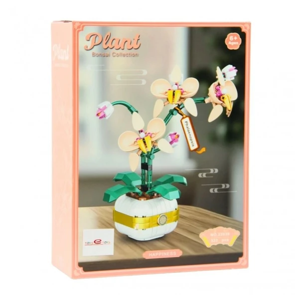 Bricks Plant Koleksiyonu Phalaenopsis Orkide Yapım Seti 323 Parça ürün görseli 1