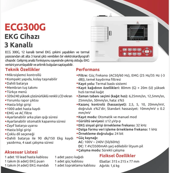 EKG CİHAZI ürün görseli 1