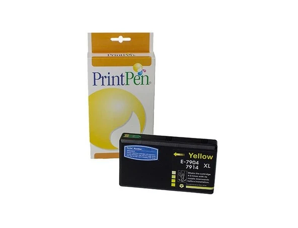 PRINTPEN EPSON T79XL (C13T79044010) Sarı Mürekkep Kartuş Yüksek Kapasite (25,0ml-2k) ürün görseli 1