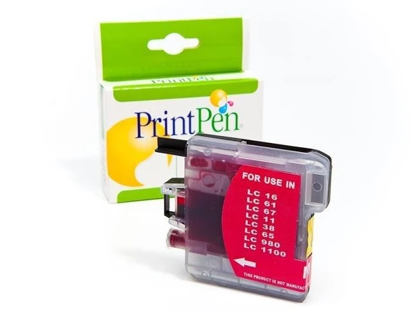 PRINTPEN BROTHER LC-38,61,65,67,980,1100 Kırmızı Mürekkep Kartuş Yüksek Kapasite (13,0ml.) ürün görseli 1