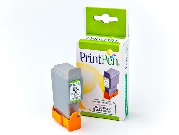Printpen CANON BCI-21,BCI-24 Siyah Mürekkep Kartuş ürün görseli 1