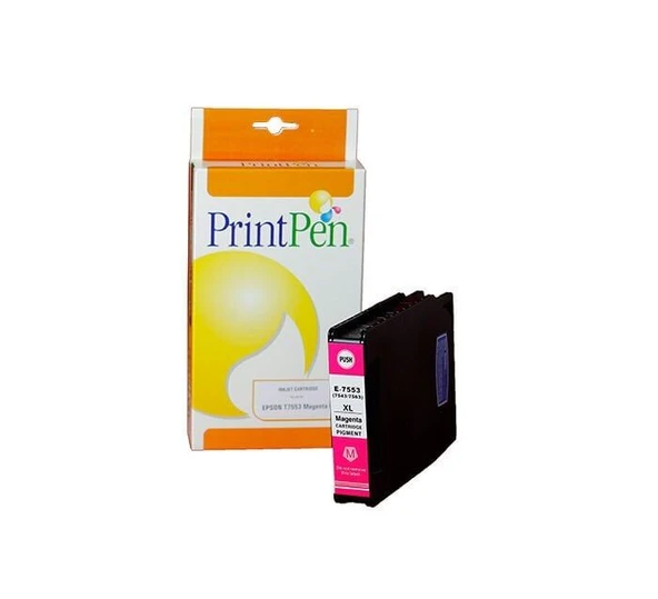PRINTPEN EPSON T7553XL (C13T755340) Kırmızı Mürekkep Kartuş Yüksek kapasite (4k) ürün görseli 1