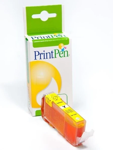 PRINTPEN CANON CLI-521Y Sarı Mürekkep Kartuş (10,5ml.) ürün görseli 1
