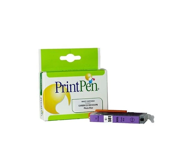 PRINTPEN CANON CLI-581XXLPB Mürekkep Kartuş Photo Blue Extra Yüksek Kapasite (14,5ml.) ürün görseli 1