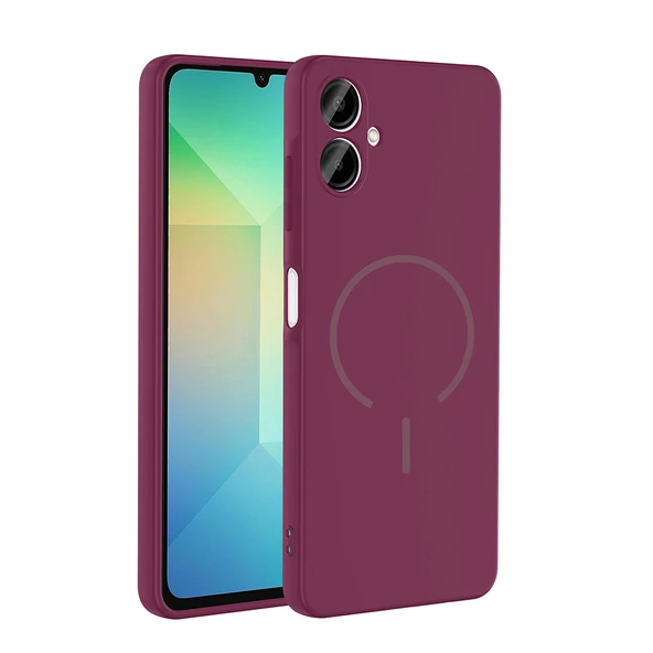 Samsung Galaxy A06 Kılıf Meta Lansman M-Safe Kamera Korumalı içi Kadife Yumuşak Renkli Süet Silikon ürün görseli 1