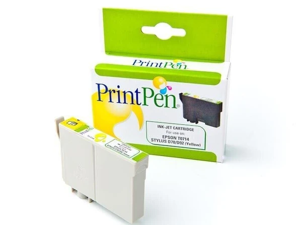 PRINTPEN EPSON T0714 Sarı Mürekkep Kartuş (13,5ml) ürün görseli 1