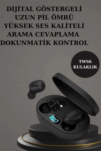 Nabız Ölçer Hediye Bileklikli Akıllı Saat ve Dijital Göstergeli Bluetooth Kulaklık Çoklu Şarj Girişi P93393S2760 ürün görseli 1