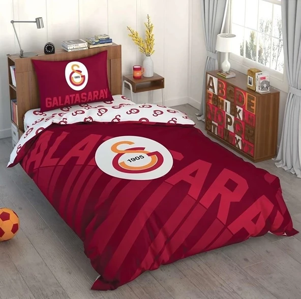 Galatasaray Sportif Tek Kişilik Lisanslı Nevresim Takımı ürün görseli 1