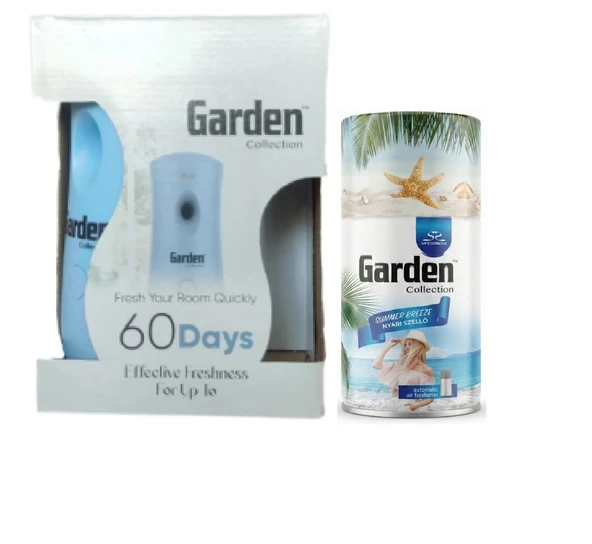 Garden Oda Kokusu Hava Temizleyici Otomatik Makine+ Okyanus Yaz Esintisi Meltemi Oda Spreyi 260 ml ürün görseli 1