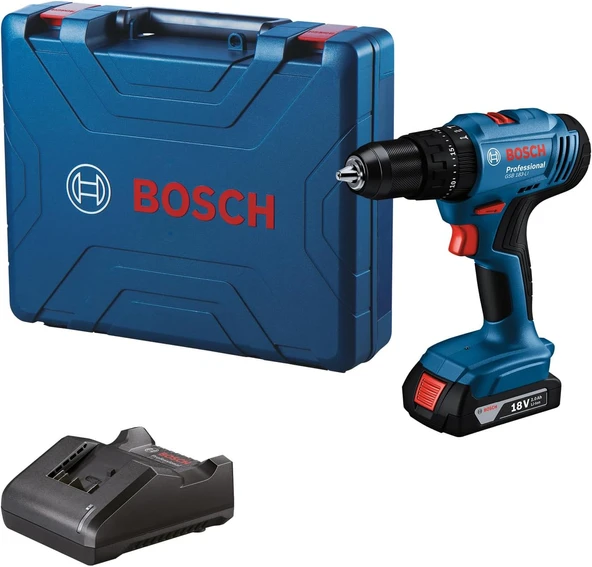 Bosch GSB 183-Lİ Tek Akülü Darbeli Matkap 2.0 Ah 06019K9101 ürün görseli 1