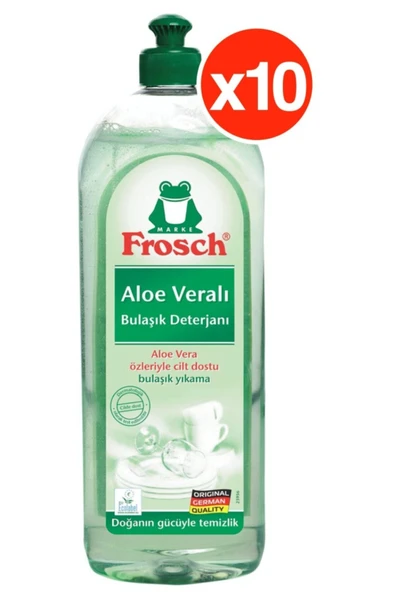 Frosch Aloe Veralı Sıvı Bulaşık Deterjanı 750 Ml X 10 Adet ürün görseli 1