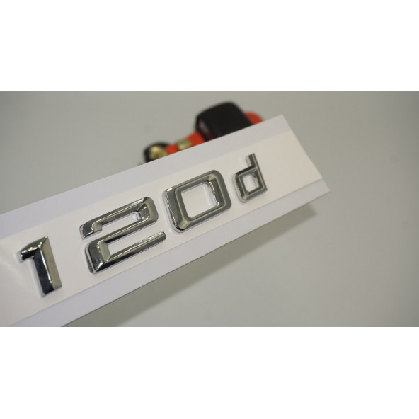 Bmw 120d Bagaj Krom Metal 3M 3D Yazı Logo ürün görseli 1
