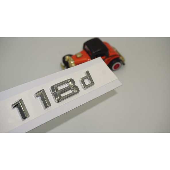 Bmw 118d Bagaj Krom Metal 3M 3D Yazı Logo ürün görseli 1