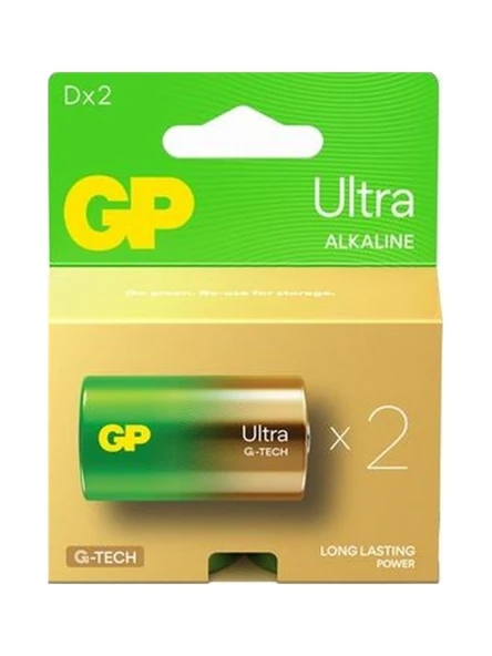 Gp Lr14 Orta Boy Ultra Alkalin Pil 2'li Paket Gp14au-u2 C Boy ürün görseli 1