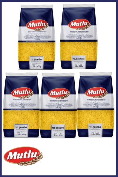 Mutlu Tel Şehriye 500 gr x 5 Adet ürün görseli 1