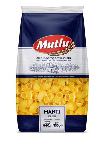 Mutlu Mantı Makarna 500 gr x 3 Adet - Resim 2