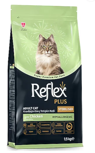 Reflex Plus Tavuklu Yetişkin Kısırlaştırılmış Kedi Maması 1.5 Kg ürün görseli 1