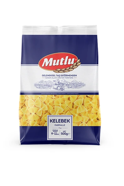 Mutlu Kelebek Makarna 500 gr ürün görseli 1