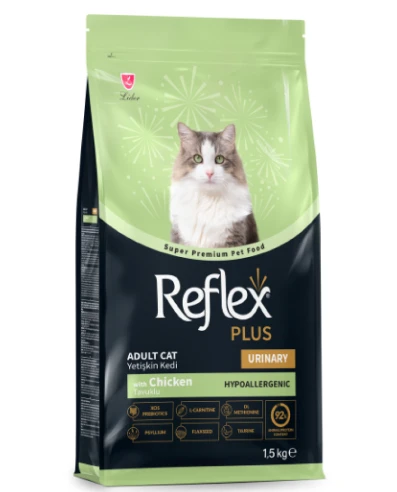 Reflex Plus Urinary Tavuk Etli Yetişkin Kedi Maması 1.5 kg ürün görseli 1