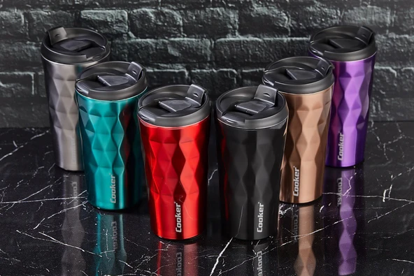 CKR-2048 350ML.ÇELİK MUG TERMOS BARDAK RENKLİ GO53/02454 ürün görseli 1