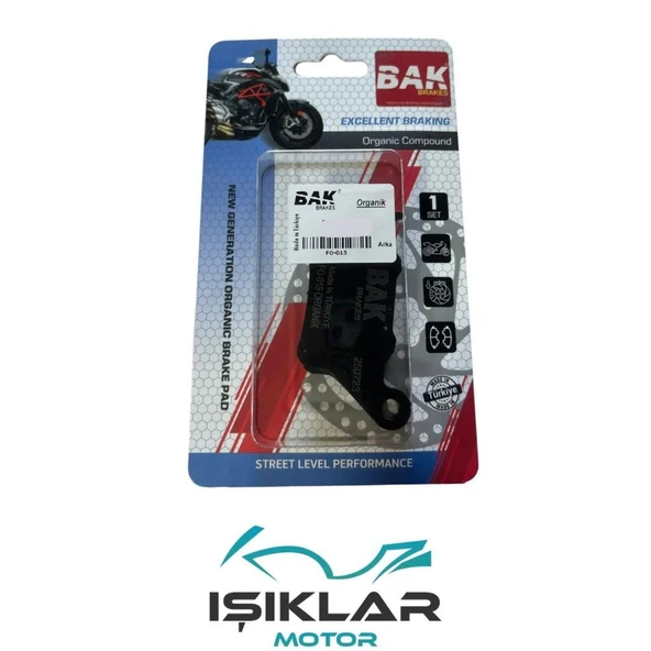 Bajaj Pulsar 200Ns Bak Arka Fren Balata Ibk0053 ürün görseli 1