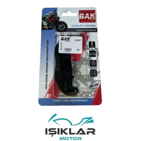 Rks Veloce 150 Bak Ön Fren Balata Ibk0158 ürün görseli 1