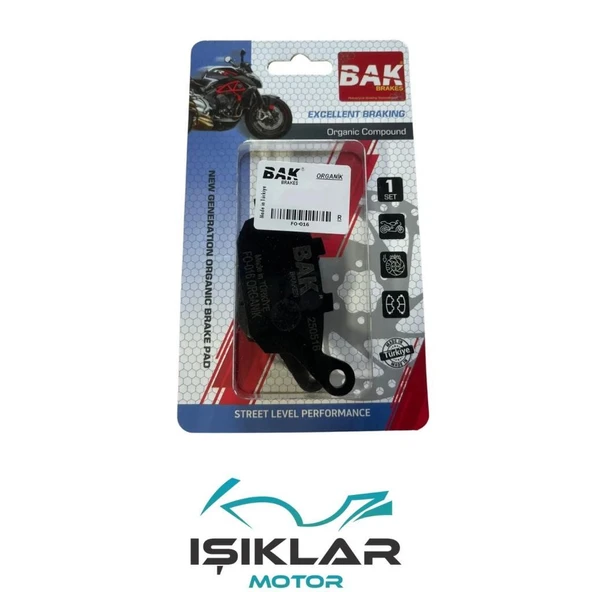 Yamaha Xj 6 Diversion 2013-2016 Bak Arka Fren Balata Ibk0103 ürün görseli 1